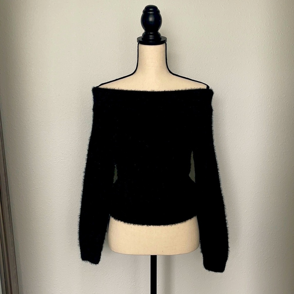 Off the shoulder sweater